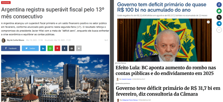 6 imagem de manchetes de notícias encontradas no google